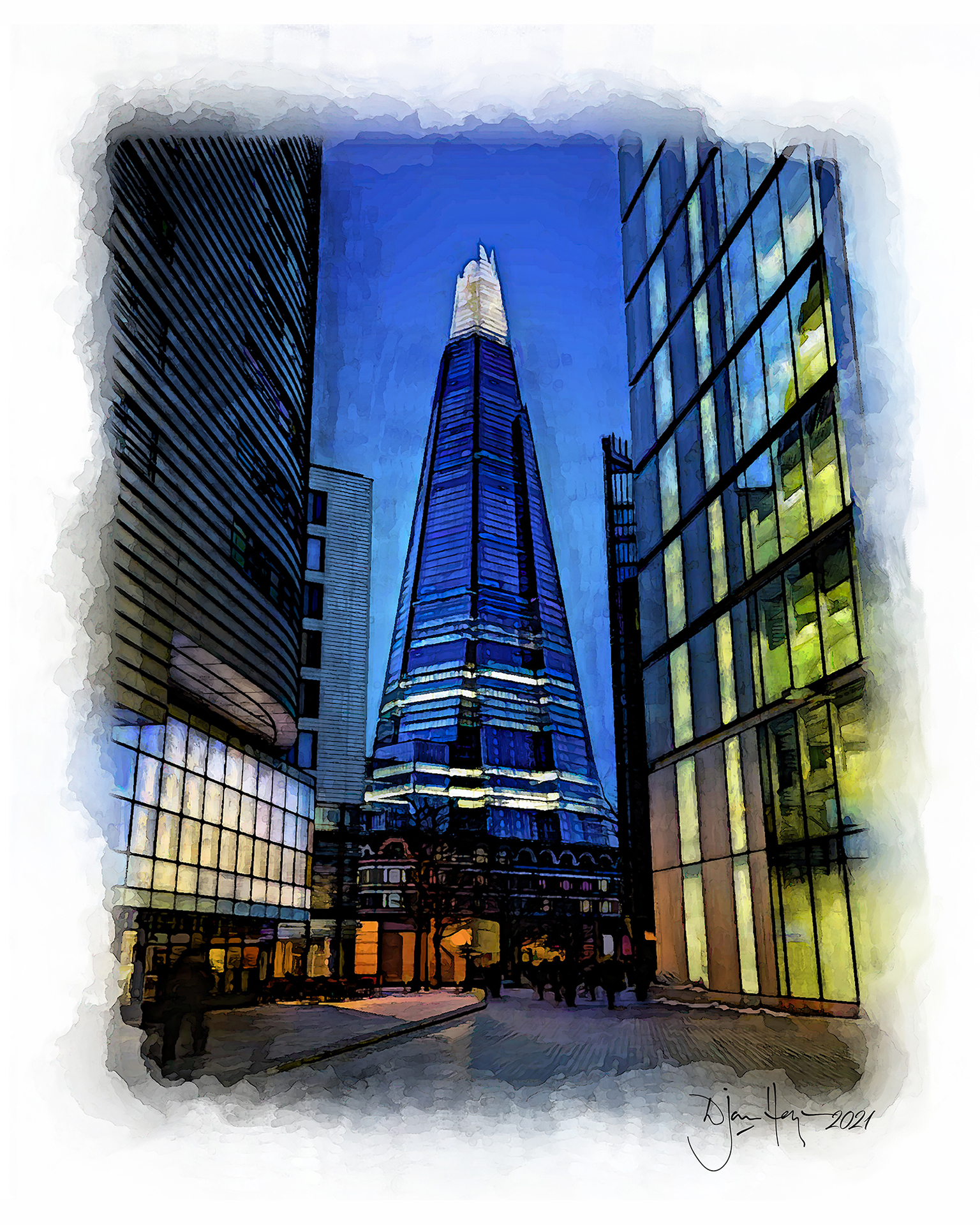 architecture the-shard architectural-detail