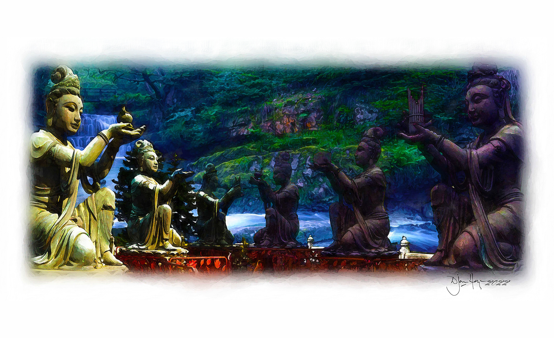 landmarks stone-maidens-of-the-blue-grotto ancient-sites